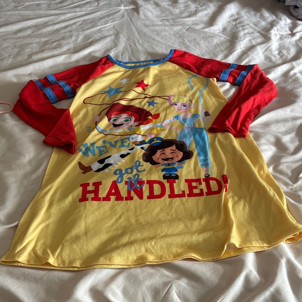 Kids Toy Story nightgown - Red and Yellow